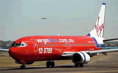 Photo of Virgin Blue Air Plane